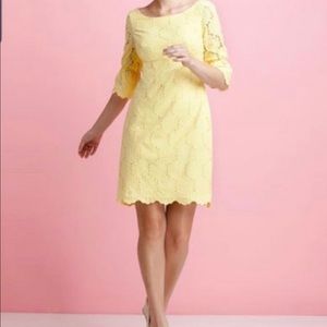 Lilly Pulitzer Yellow Eyelet Dress
